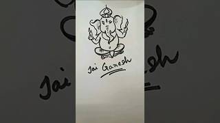 Ganesh Ji Drawing | #drawing #ganpati #shorts #art #ganesh #ganeshchaturthi