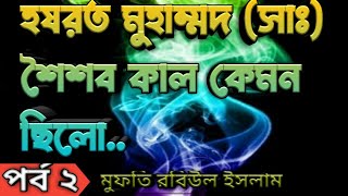 Nobijir Jiboni হযরত মুহাম্মদ সাঃ এর শৈশবকাল কেমন ছিল,Mufti Robiul islam zihadi