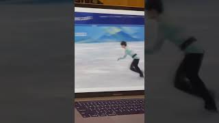 Yuzuru quad axel attempt at Beijing Olympics 2022