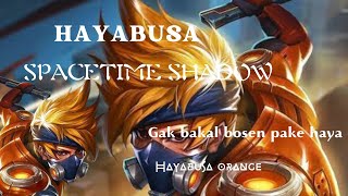 HAYABUSA SKIN SPACETIME SHADOW⁉️ ORANGE Gak Bakal Bosen Pake Haya🔥