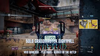 Solo Devil's Lair Grandmaster Nightfall on Void Warlock - Season of The Witch (Destiny 2)