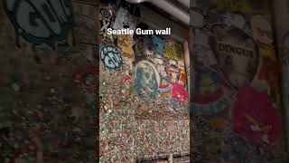 Really cool and also really gross is the famous Seattle Gum Wall. #cats #animalrescue #streetart