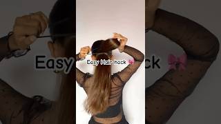 Easy hair hack 🎀 #shortsvideo #hairtutorial #explore #hairideas #longhairstyle #ytshortsvideo