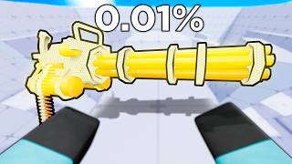 using MINIGUN until I unlock DIAMOND in Roblox Rivals..