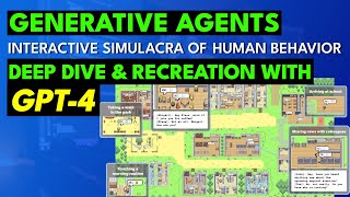 Generative Agents - Deep Dive and GPT-4 Recreation