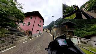 Passtour mit der Honda Transalp XL750 - Calancatal Graubünden