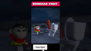 Shinchan Fight Skibidi GTA 5 #gta5 #ytshort #franklin #shinchangta5 #skibiditoilet #motupatlu#oggy