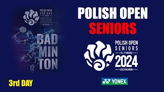 II POLISH OPEN SENIORS 2024 - Polski Badminton - KORT 2 - Day 3