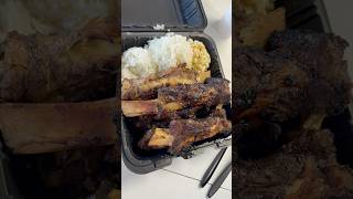 Matiki Island BBQ beef ribs and teriyaki chicken 🤤 #yummy #bbq #lasvegas #ribs