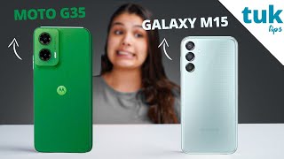 Moto G35 vs Galaxy M15 Qual é o melhor para COMPRAR em 2025? comparativo