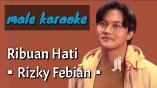 Seribu Hati - Rizky Febian || OST. My Lecturer My Husband Season 2 (male karaoke)