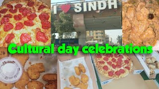 Amazing Day 😍 Cultural day celebration 🎉 Domino's food😋and made special creamy chicken gravy🍲Vlog#10