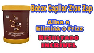 Botox Capilar Ztox Zap Professional Alisa e Elimina o Frizz