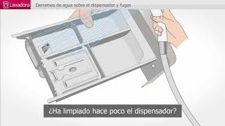 Soporte LG España - Fuga de agua por el dispensador en Lavadora LG