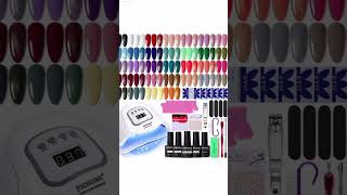 THE BEST GEL NAIL POLISH KIT WITH UV LIGHT | AMAZON FINDS!! 💅🏽