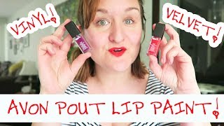 AVON MARK. VINYL AND VELVET #LIPPOUT PAINT | Bestdayblogger