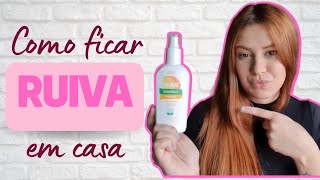 DIY: COMO FICAR RUIVA EM CASA SEM DESCOLORIR