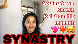 Soulmate vs Karmic relationship aspects in Synastry