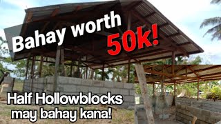 Bahay worth 50k! Malapit na matapos(Bohol Province) Rural area