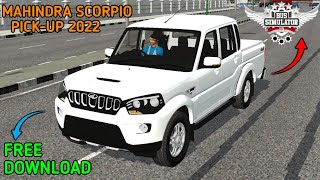 MAHINDRA SCORPIO S11 PICKUP FOR BUS SIMULATOR INDONESIA BUSSID FREE DOWNLOAD