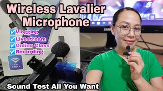 BUDGET WIRELESS LAVALIER MIC FOR VLOGGING SULIT?? | TAGALOG