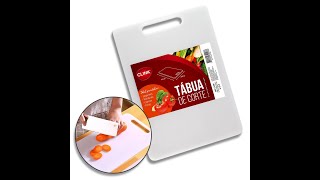 Tabua De Corte Carne 20 x 30 Churrasco Cozinha Pvc Branca Higiênica