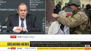 Russian Foreign Minister Sergei Lavrov "We Were Told Ukraine Is Ours"