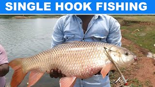 Single hook float fishing | Unique fishing technique | Best method for carp fishing 👌🔥😎