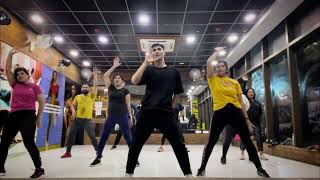 Zumba Nonstop gteestyle mix Hollywood song Akash dance choreographer