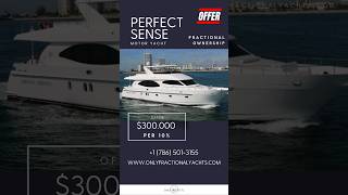 Own a Piece of Paradise: Fractional Ownership of Motor Yacht PERFECT SENSE 🛥️🌊