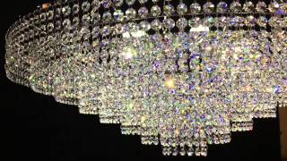 Itpl80 Chrome Crystal Chandelier By First Class Lighting