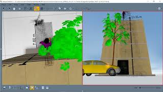 Simulación digital para reconstrucción mecánica de hechos en una precipitación