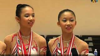 Singapore YOG Rhythmic Gymnasts strutting their stuff