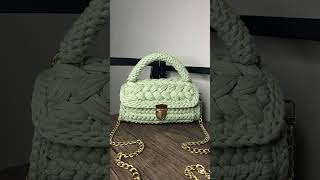 #crochet #handmade #handsbags #crossbag #leraning #rells #youtubeshorts #green #shorts