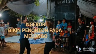 Ngebor bikin penonton zem2 dengan lagu pengantin.