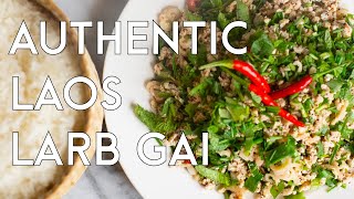 Larb Gai | Authentic Lao and Thai Minced Meat Salad Recipe