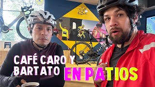 Alto de PATIOS y el café mas caro y mas barato en BICI - FT Diegonovenopiso