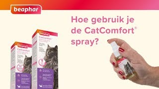 Hoe gebruik je de Beaphar CatComfort spray?