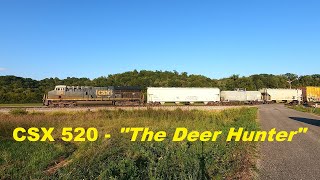 "The Deer Hunter" CSX 520 in Lincoln County, Tennessee with 3394 & 4537