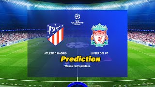 Atlético Madrid vs Liverpool ● eFootball 2022 - Champions League | Prediction Gameplay