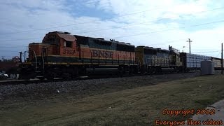 BNSF 3163 gp50 on the Venus sub at Duncanville, Tx. 11/19/2012 ©