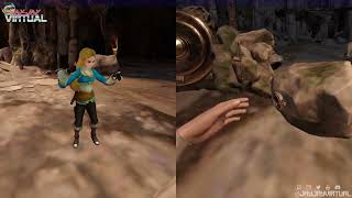 VR Zelda vs Stone Golem! Blade & Sorcery's NEW BOSS crystal hunt campaign! MixedReality LIV  avatar