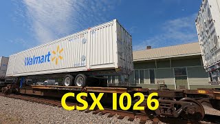 CSX I026 at the Athens L&N Passenger Depot