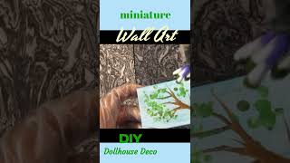 DIY Dollhouse Wall Art 4 #dolls #dollcrafts #DIY