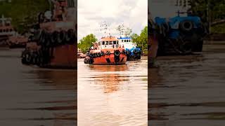 tb Arjuna brilian sama marina 1632 mau sandar di jetty ambo sungai lilin#shorts #shortvideo