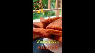 Wheat flour khazoor in 15 mins Grand ma special