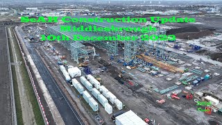 SeAH Construction Middlesbrough. 10th December 2023. 4K.