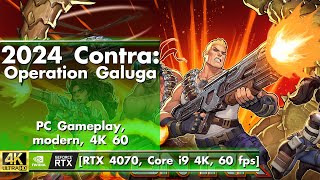 2024 Contra: Operation Galuga - PC Gameplay [RTX 4070, Core i9, 4K, 60 fps]