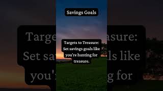 Savings Goals