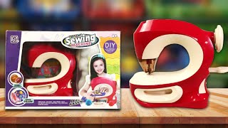 Realistic Sewing machine Unboxing and Review Peephole View Toys